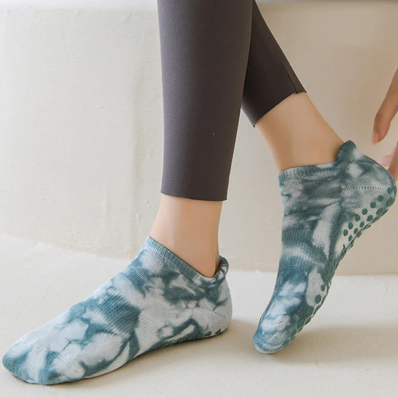 Tie-dyed Non-slip Low-ankle Sock