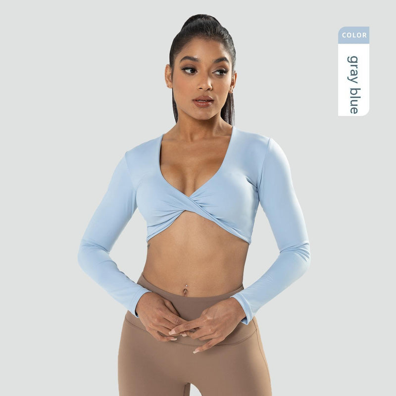 Long Sleeve Heart Throb Crop Top